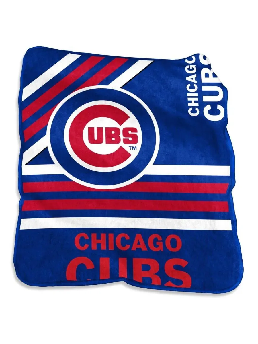 Плед флисовый с принтом Chicago Cubs 127 x 152 см Logo Brands