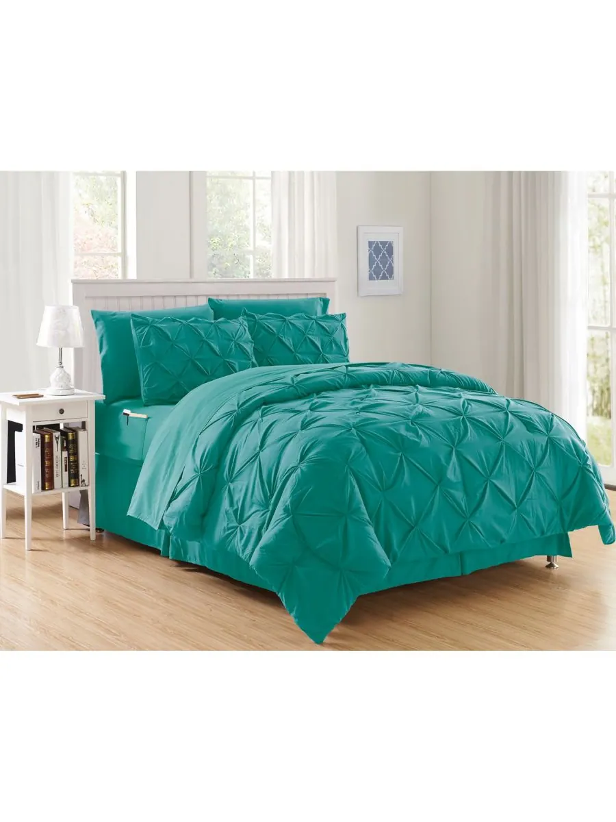 Комплект постельного белья Pintuck из 8 предметов, размер Full/Queen Elegant Comfort