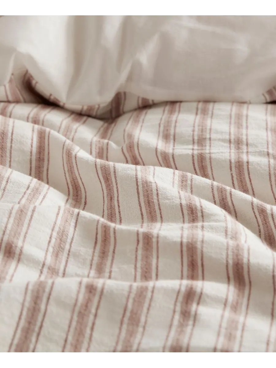 Комплект постельного белья Etta Striped из 3 предметов, размер California King Madison Park — изображение 6 из 10