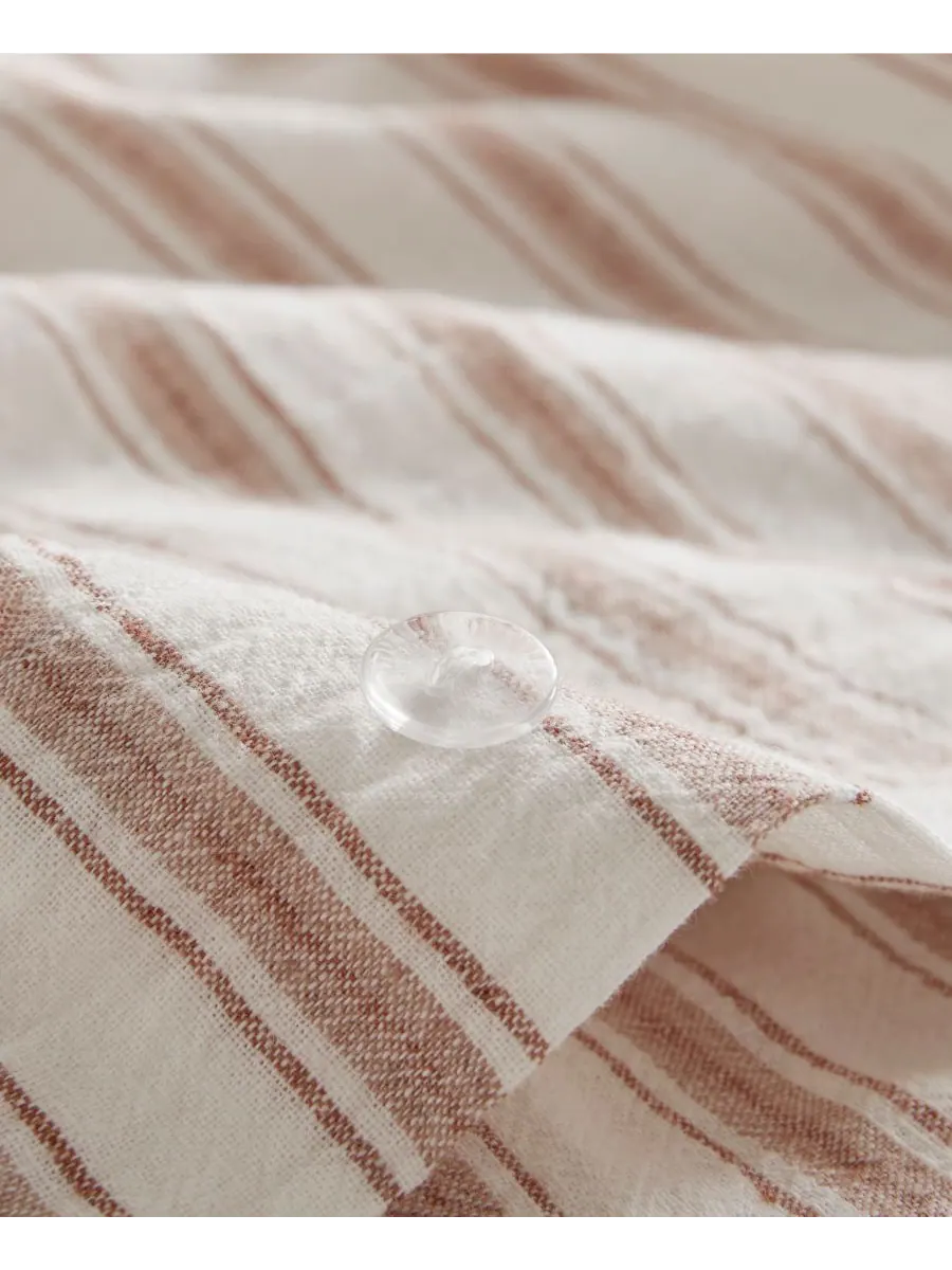 Комплект постельного белья Etta Striped из 3 предметов, размер California King Madison Park — изображение 7 из 10