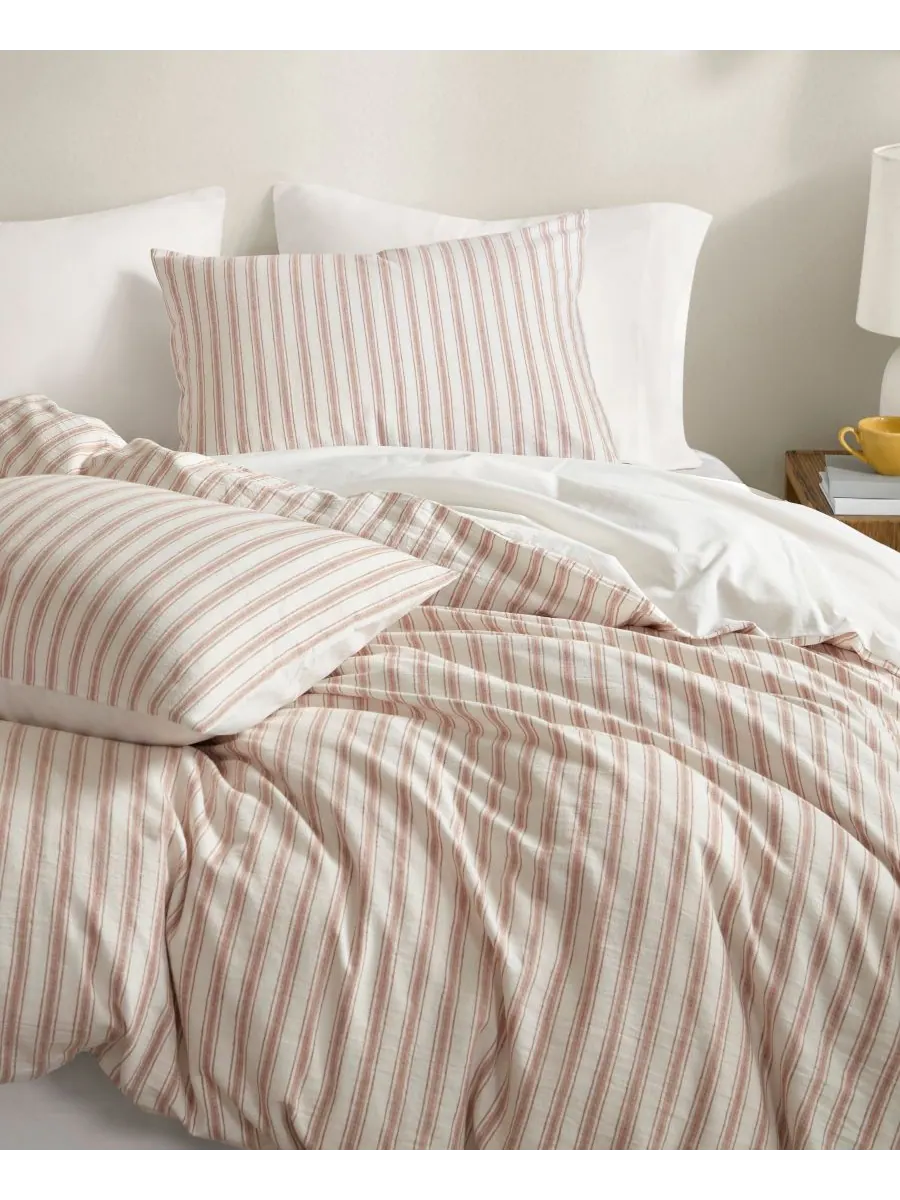 Комплект постельного белья Etta Striped из 3 предметов, размер California King Madison Park — изображение 10 из 10
