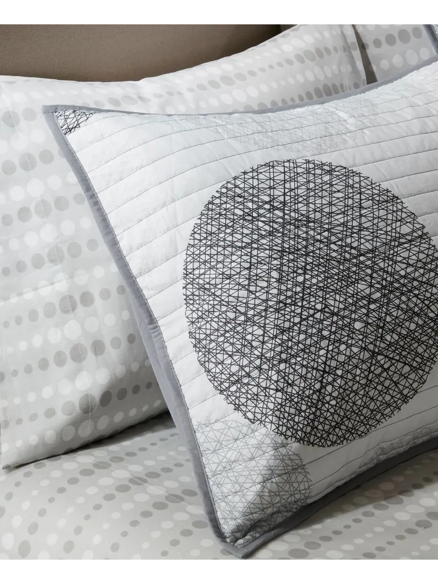 Комплект постельного белья knowles из 6 предметов, размер twin Madison Park Essentials — изображение 3 из 5, серый