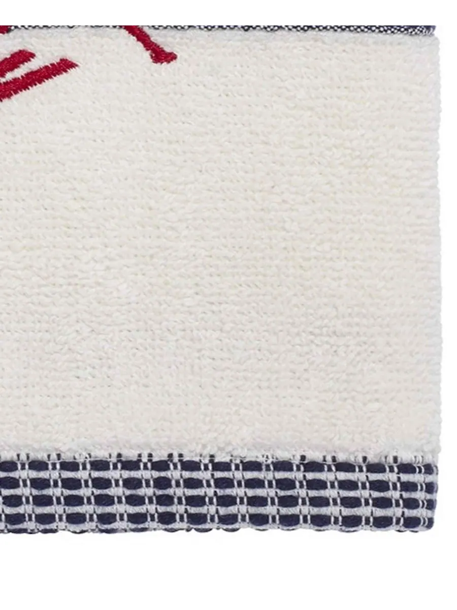 Набор из двух хлопковых полотенец для рук Alpine Cotton, 40 см x 61 см IZOD — изображение 2 из 3, белый