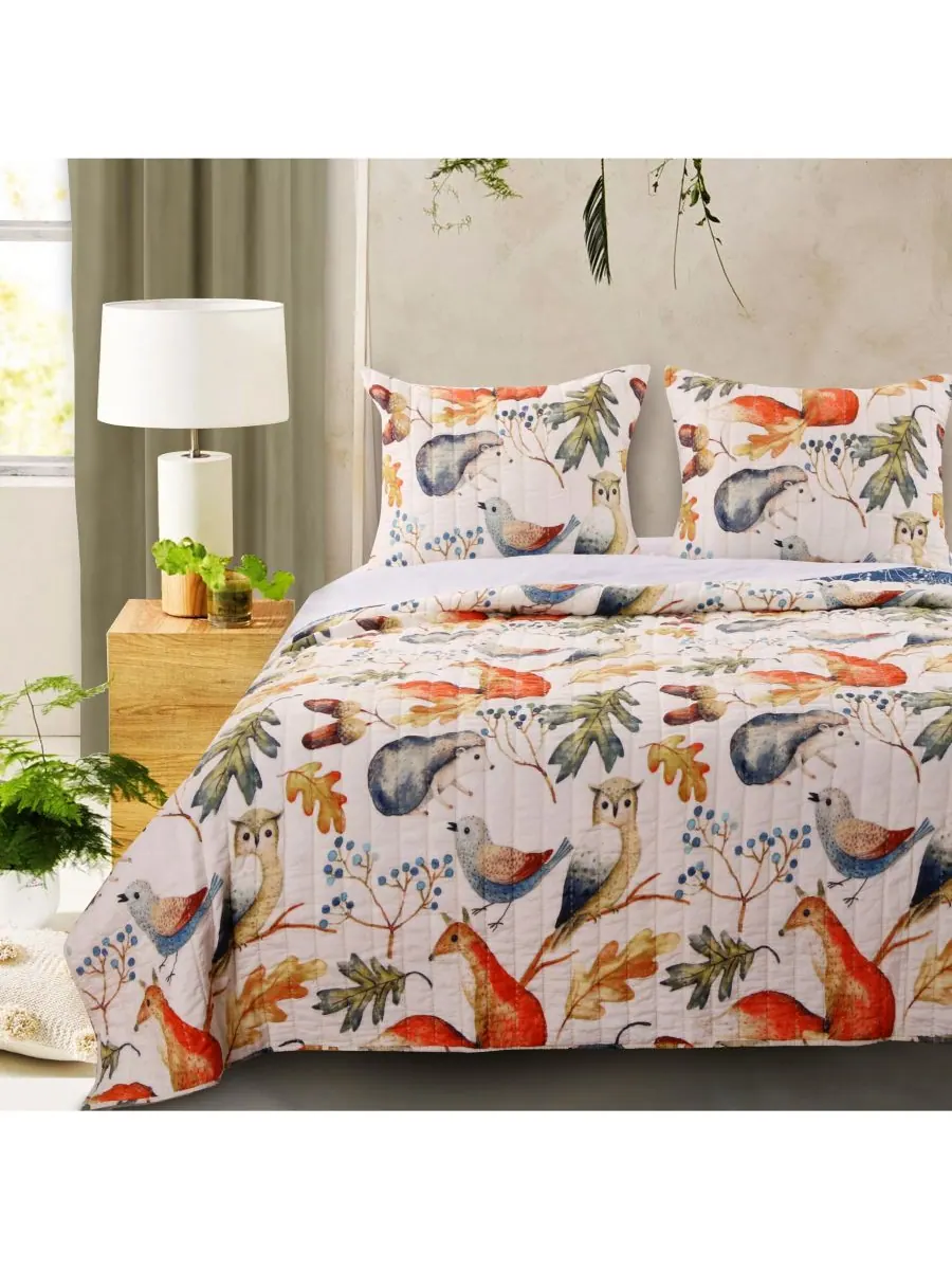 Комплект постельного белья Willow из 3 предметов, размер Full/Queen Greenland Home Fashions — изображение 2 из 7, мульти