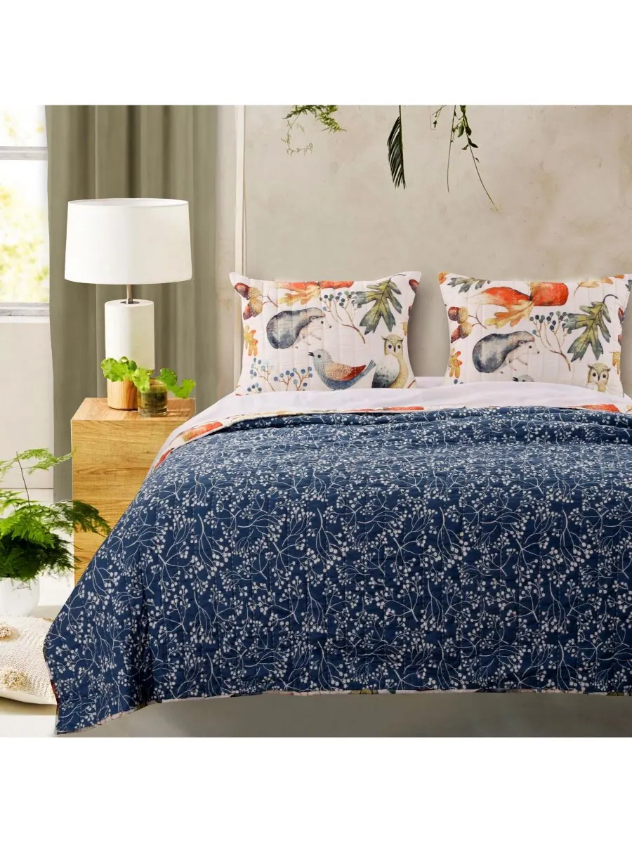Комплект постельного белья Willow из 3 предметов, размер Full/Queen Greenland Home Fashions — изображение 4 из 7, мульти