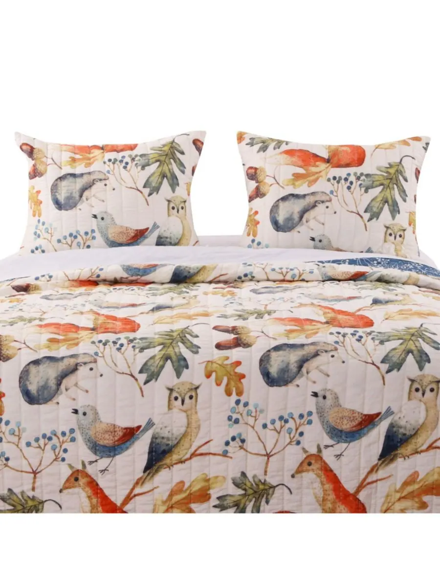 Комплект постельного белья Willow из 3 предметов, размер Full/Queen Greenland Home Fashions — изображение 5 из 7, мульти
