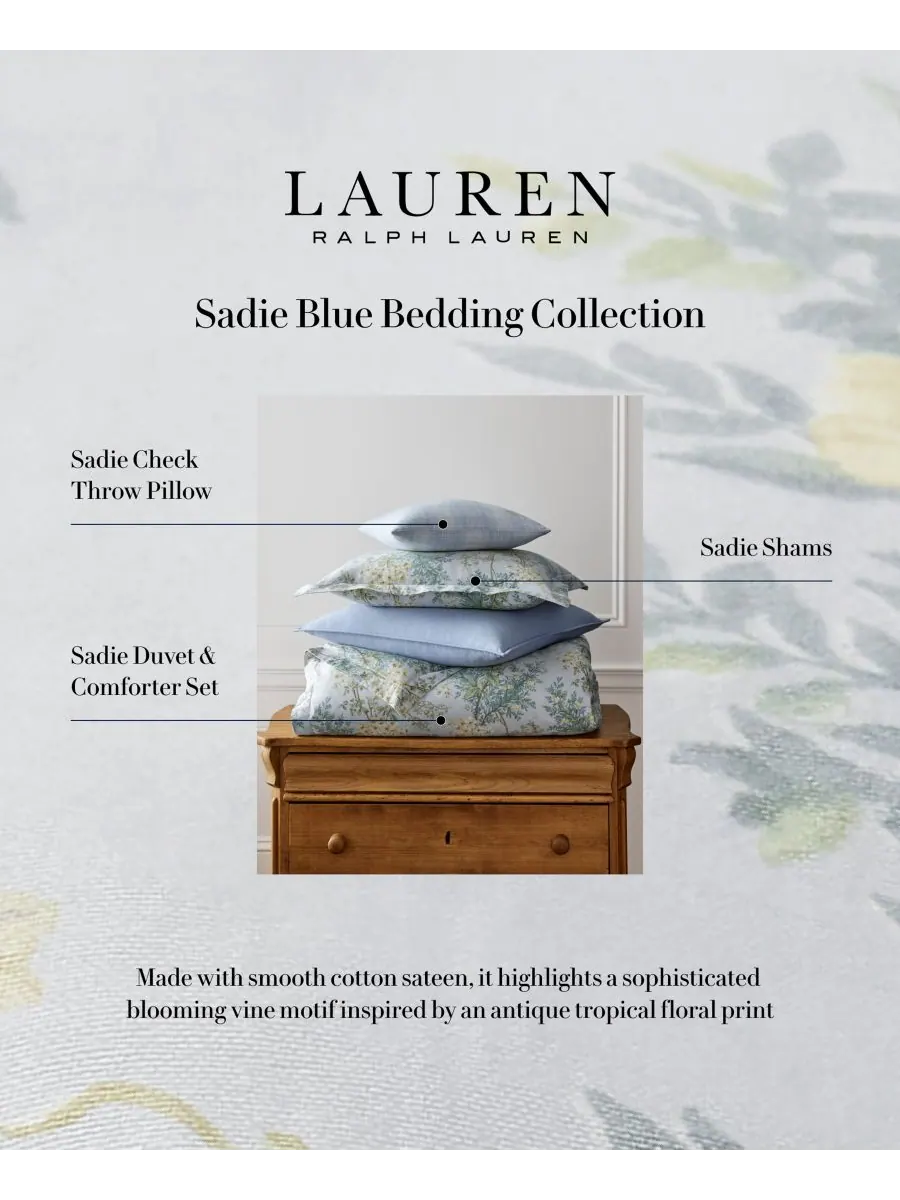 Комплект постельного белья Sadie, размер Full/Queen Lauren Ralph Lauren — изображение 7 из 7, синий