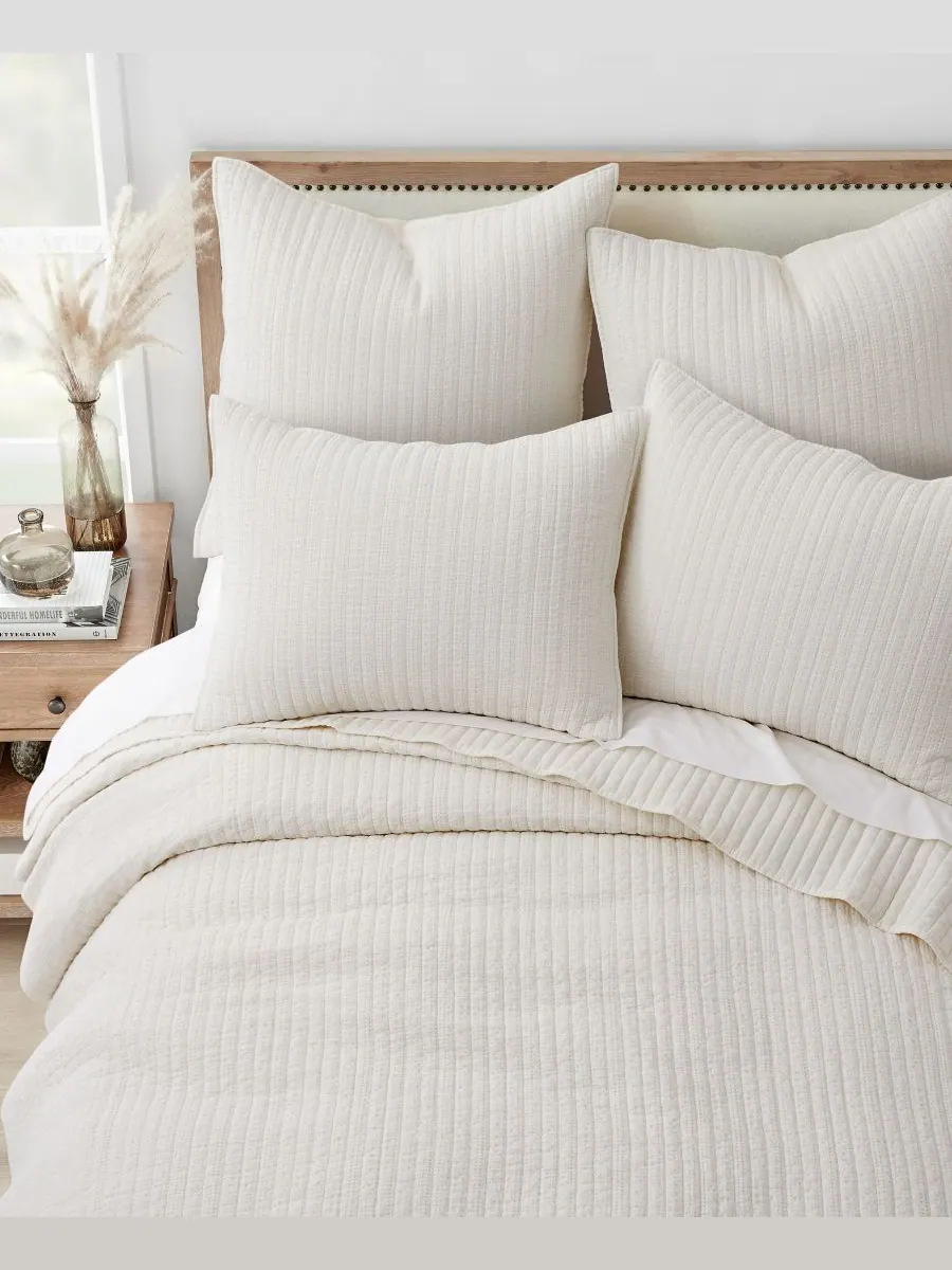 Комплект постельного белья Loden Stone Washed, 2 предмета, размер Twin/Twin XL Levtex — изображение 3 из 5, бежевый