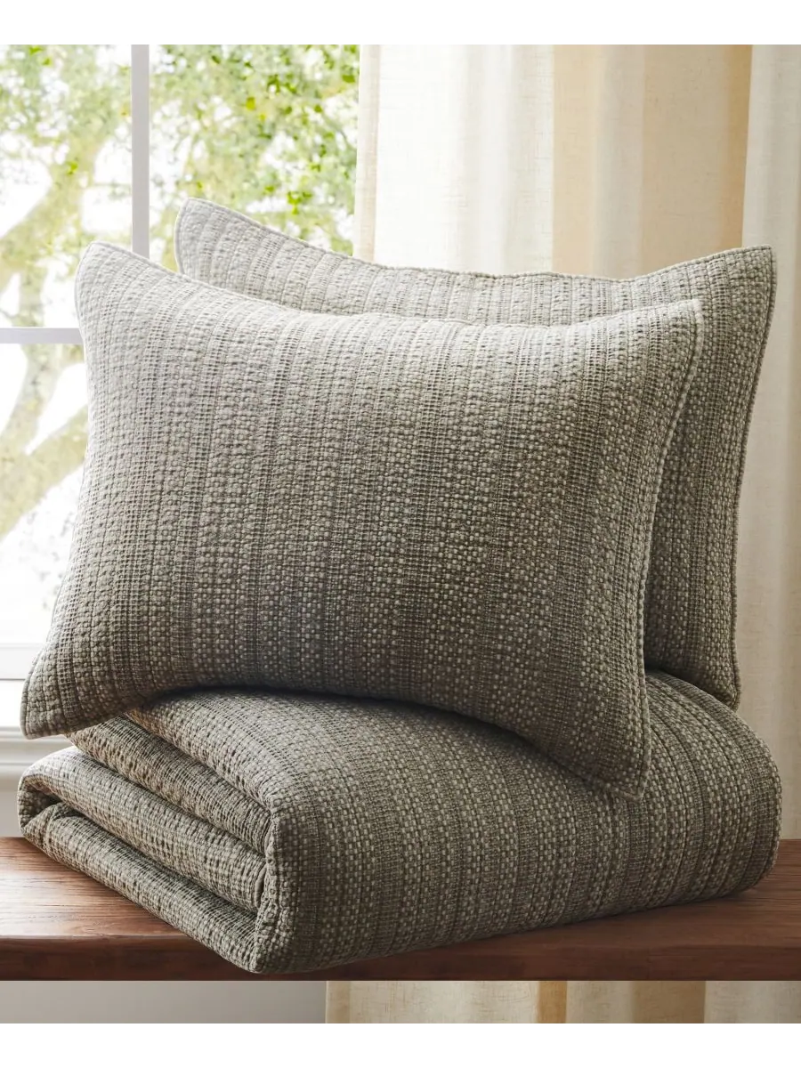 Комплект постельного белья Loden Stone Washed, 2 предмета, размер Twin/Twin XL Levtex — изображение 4 из 6, тауп