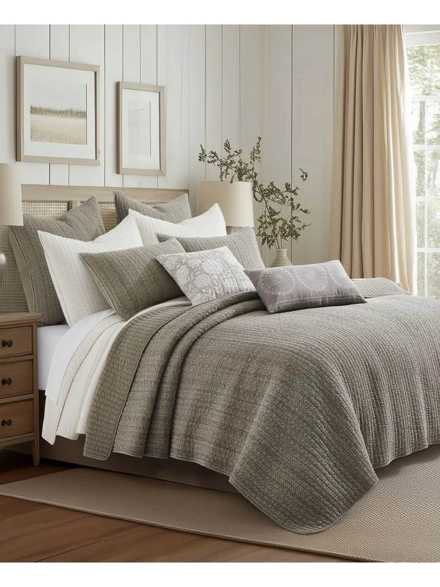 Комплект постельного белья Loden Stone Washed, 2 предмета, размер Twin/Twin XL Levtex — изображение 6 из 6, тауп