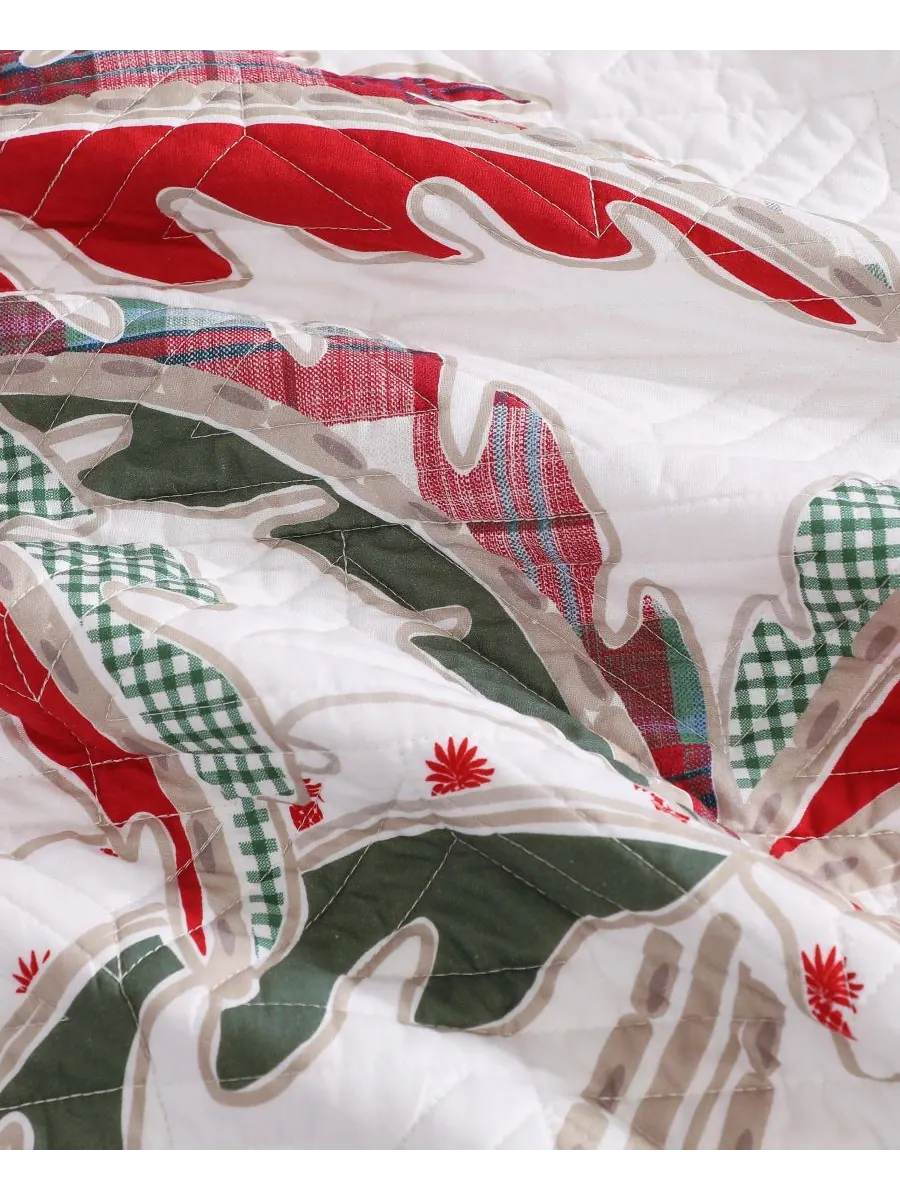 Комплект постельного белья Tommy Bahama Palm Tree Patchwork, двусторонний, 3 предмета, размер King — изображение 6 из 8