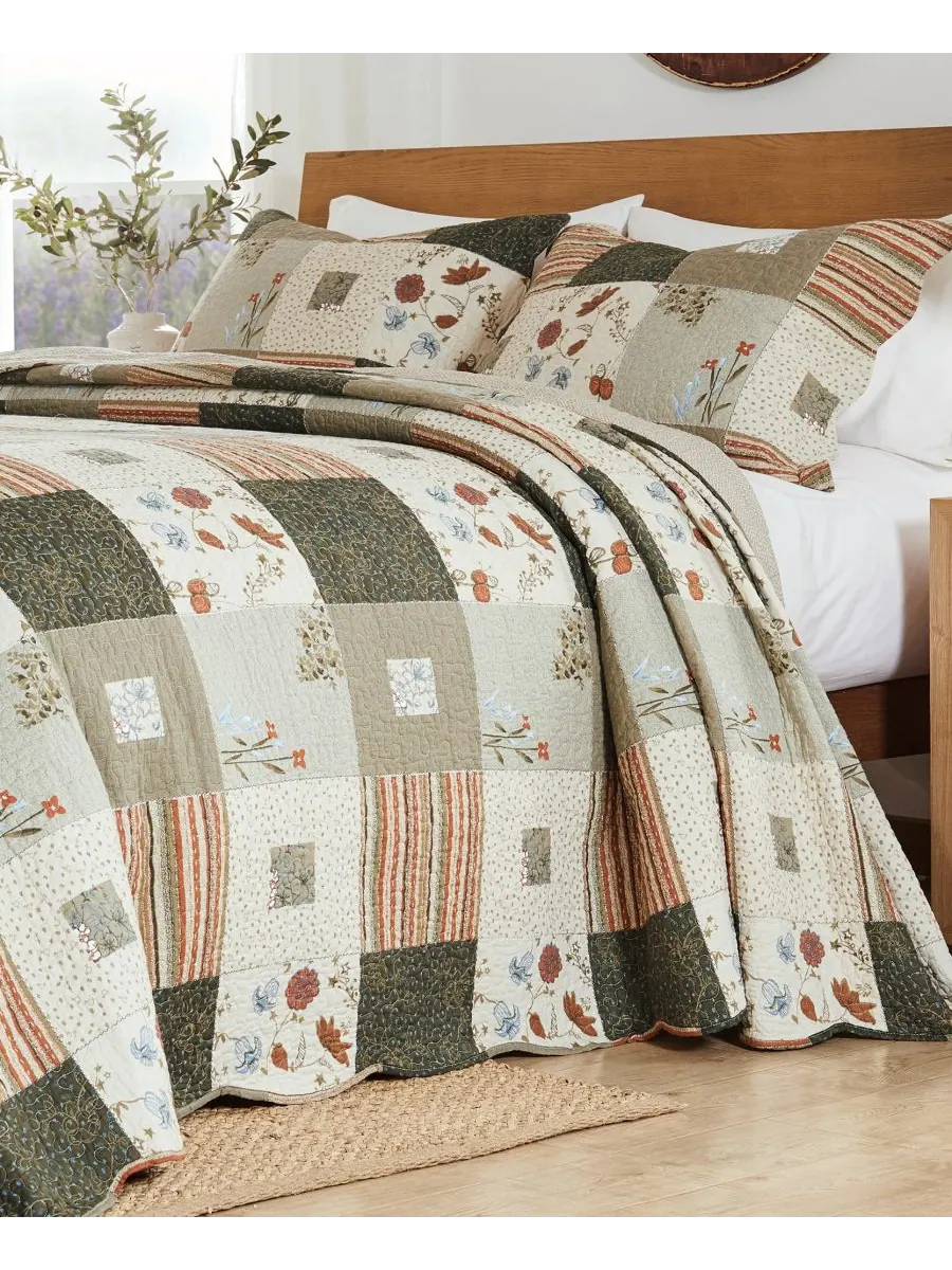 Комплект постельного белья Sedona Desert Beauty из 3 предметов, размер King Greenland Home Fashions — изображение 3 из 4