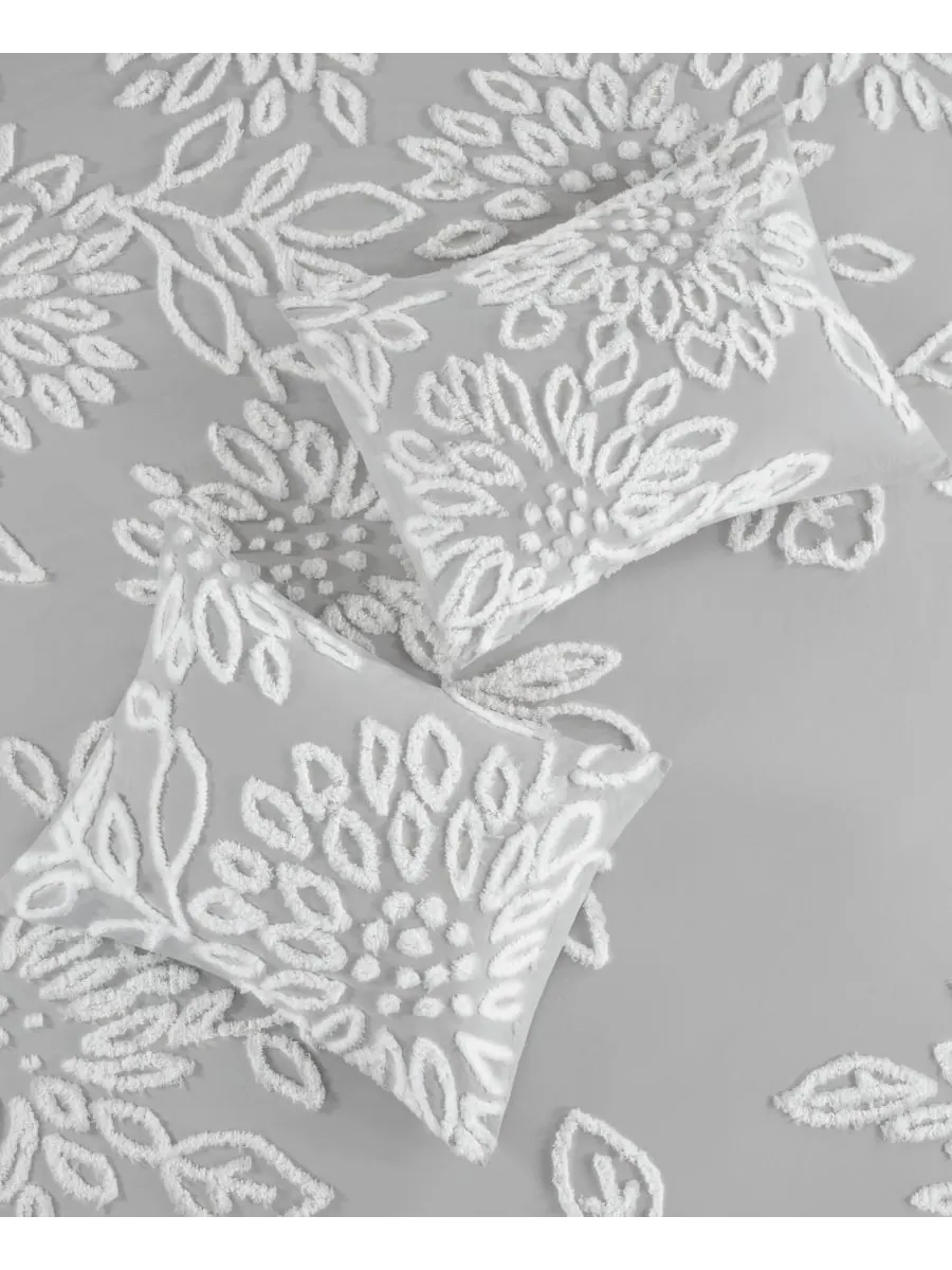 Комплект постельного белья Veronica Floral Tufted из 3 предметов, размер King/California King — изображение 7 из 10