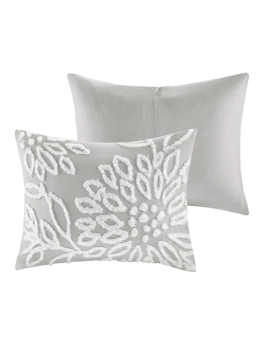 Комплект постельного белья Veronica Floral Tufted из 3 предметов, размер King/California King — изображение 8 из 10