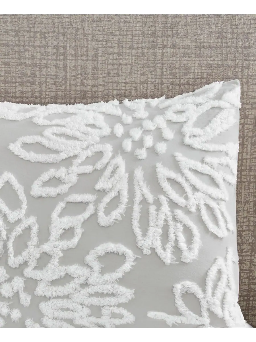 Комплект постельного белья Veronica Floral Tufted из 3 предметов, размер King/California King — изображение 9 из 10