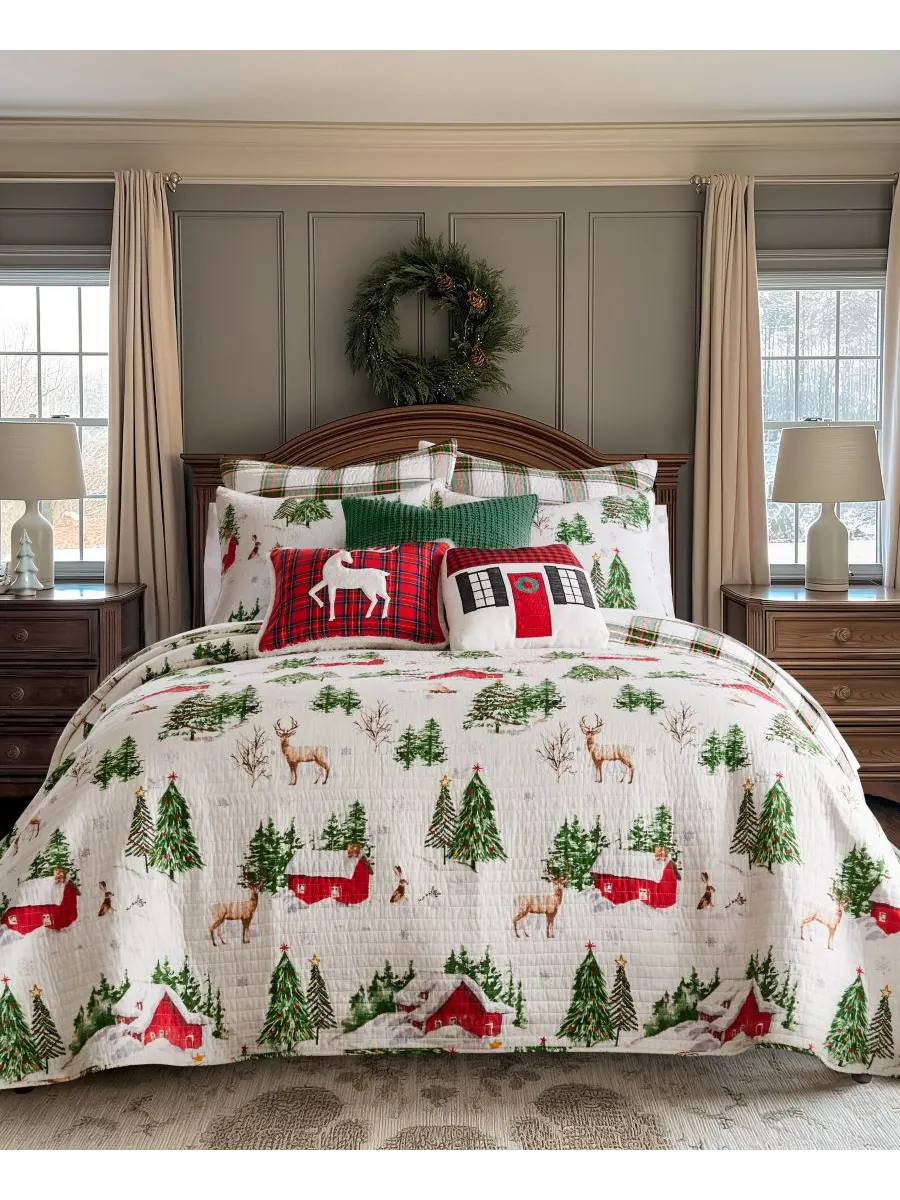 Двусторонний комплект постельного белья Tatum Pines, 2 предмета, размер Twin/Twin XL Levtex