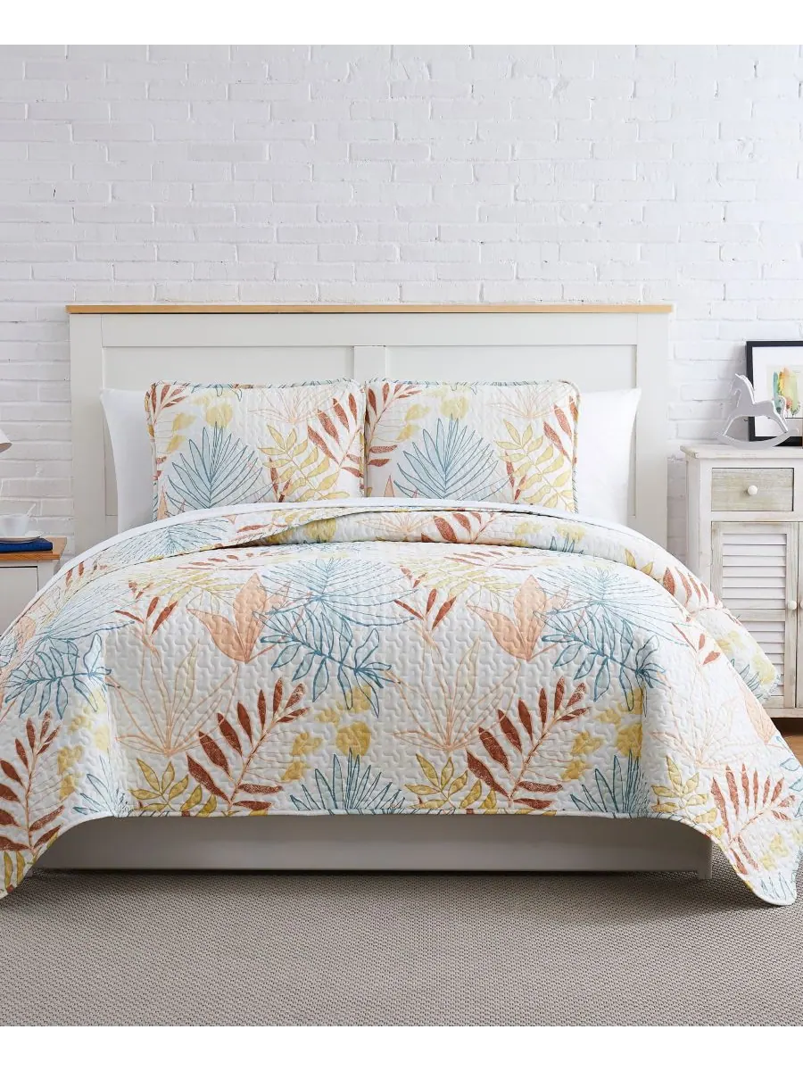 Комплект постельного белья Tropic Leaf из 3 предметов, размер Full/Queen Southshore Fine Linens