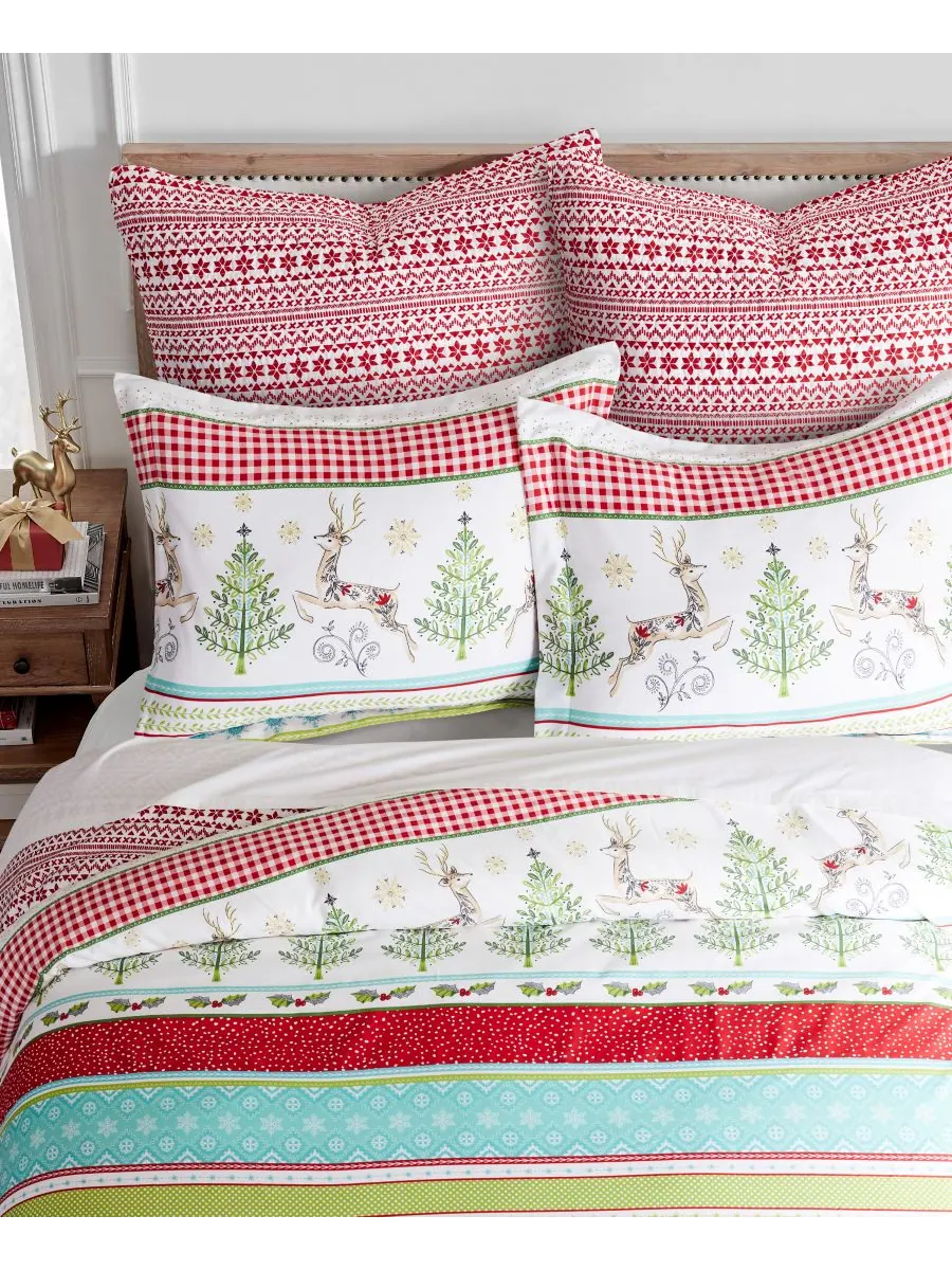 Комплект постельного белья Home Merry and Bright Comet and Cupid, 3 предмета, двусторонний, размер — изображение 4 из 7