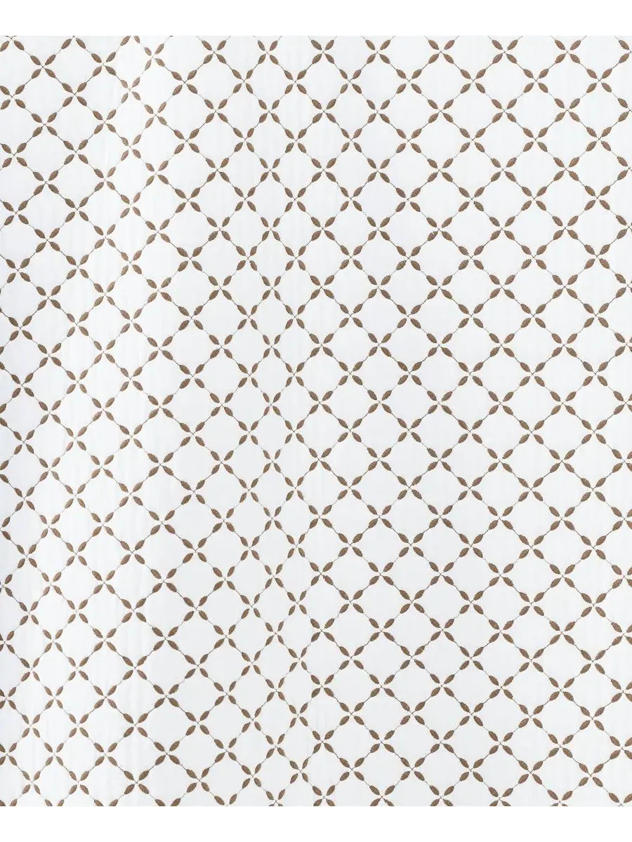 Наволочка для подушки с вышивкой Diamond Double Voile Lands' End — изображение 4 из 4, темный коричневый