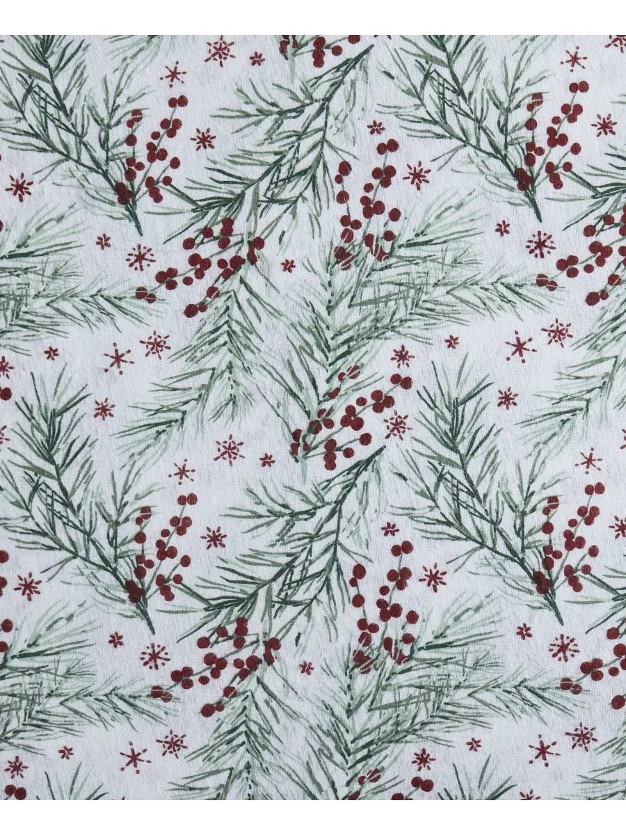Комплект постельного белья Home Pine из 100% хлопковой фланели, 3 предмета, размер Twin Tahari — изображение 3 из 6, красный