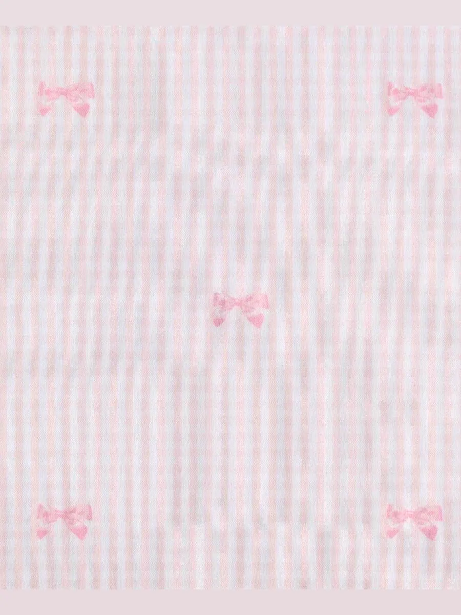 Комплект простыней с принтом Tiny Bows Laura Ashley Kids — изображение 4 из 6, розовый
