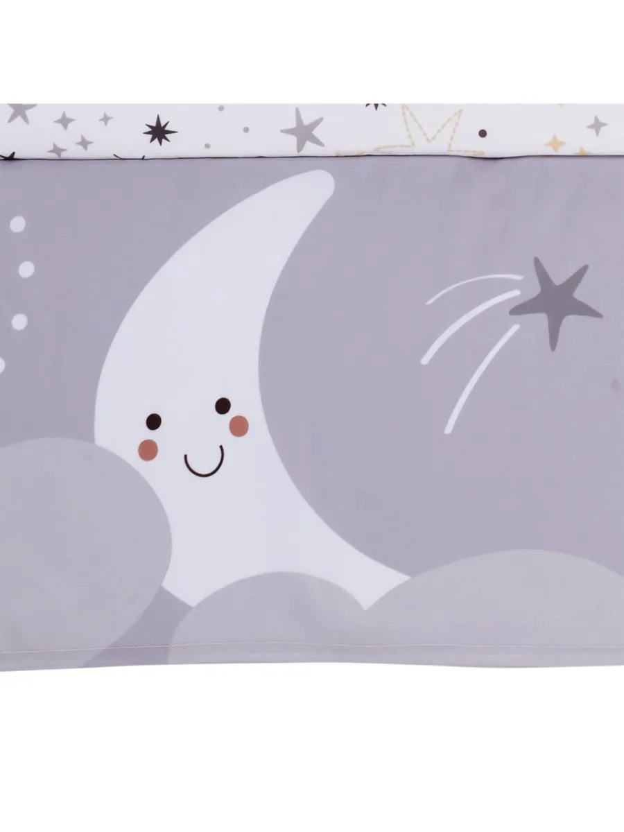 Комплект постельного белья для детской кроватки Bedtime Originals Celestial из 3 предметов — изображение 7 из 10, серый
