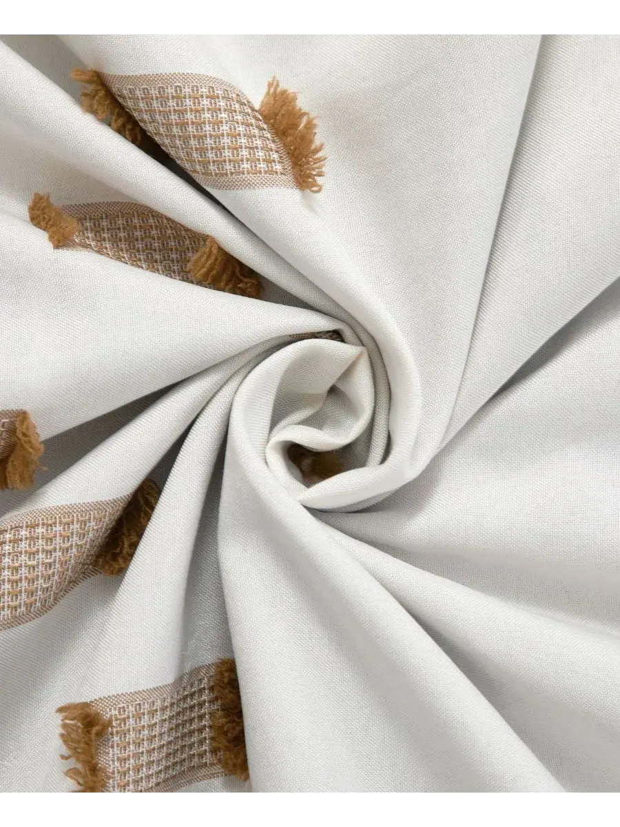 Комплект постельного белья Sanissa Geometric из 7 предметов, размер Queen Stratford Park — изображение 6 из 10, белый