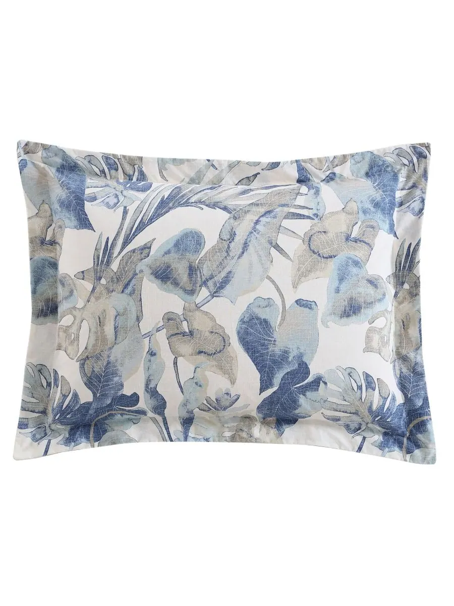 Комплект постельного белья Raw Coast из 5 предметов, размер Queen Tommy Bahama Home — изображение 4 из 6, синий