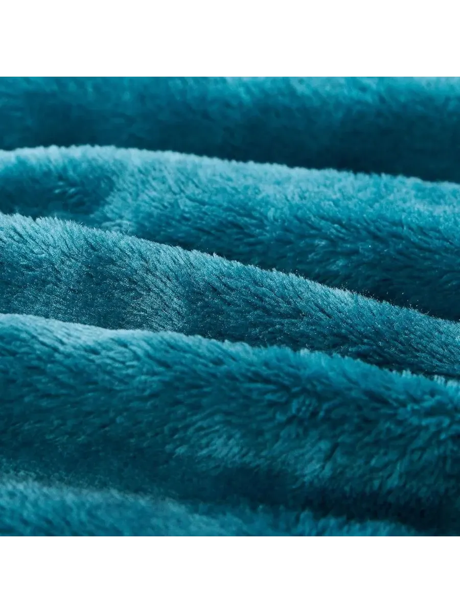 Комплект стеганого одеяла из кораллового флиса Me Sooo Comfy Coma Inducer — изображение 2 из 6, голубой