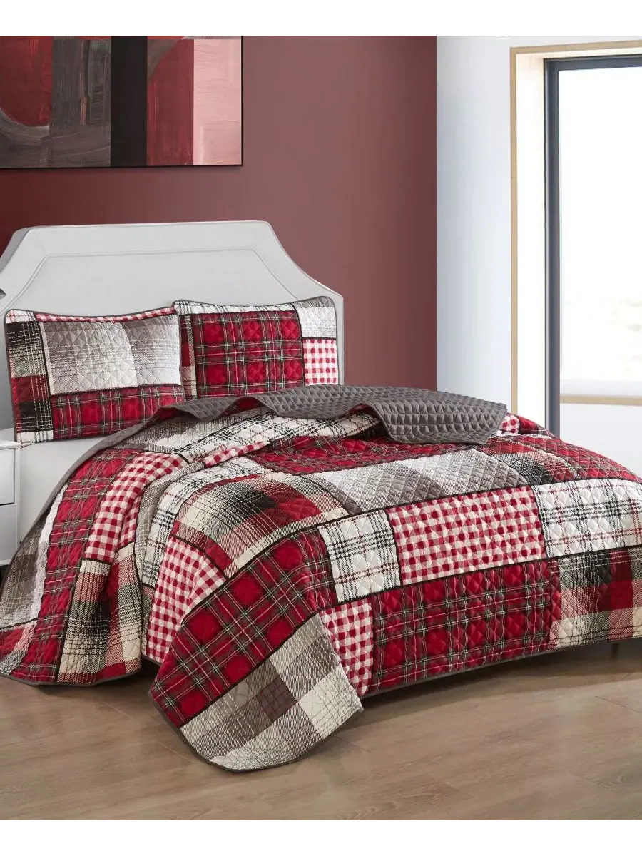 Комплект стеганых одеял Thomas Geometric, 3 предмета, Queen Stratford Park