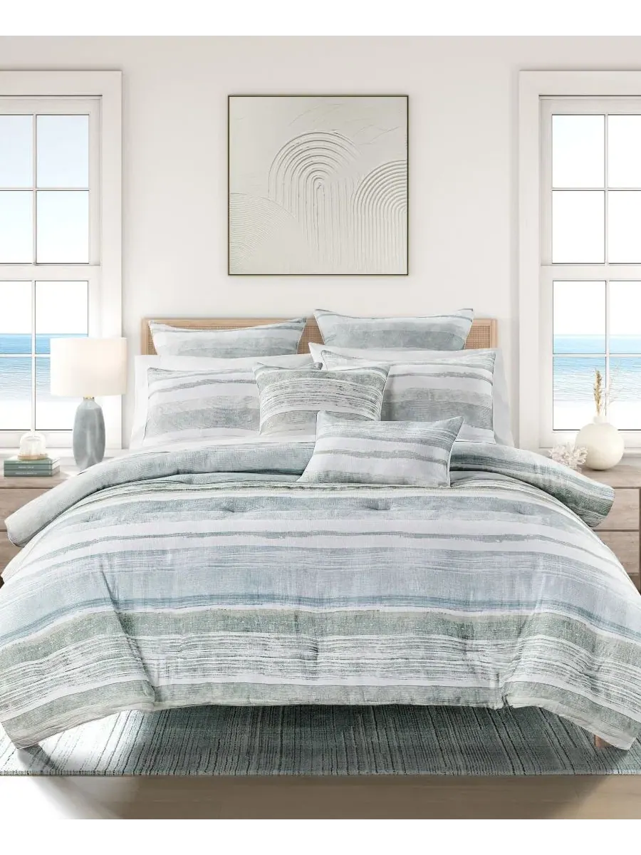 Комплект стеганого одеяла Surf Stripe, 3 предмета, Full/Queen Salt Life