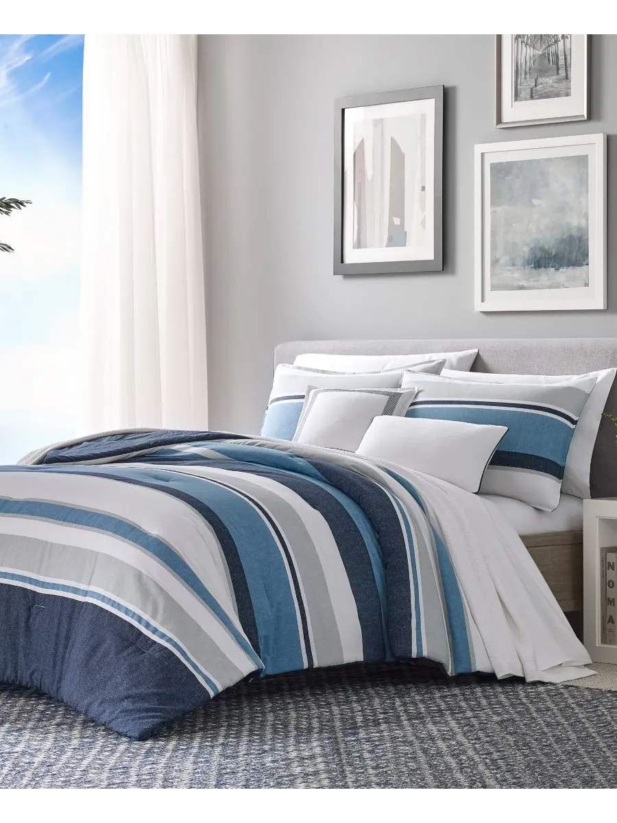 Двусторонний комплект постельного белья Westport из 4 предметов, размер Twin/Twin XL Nautica