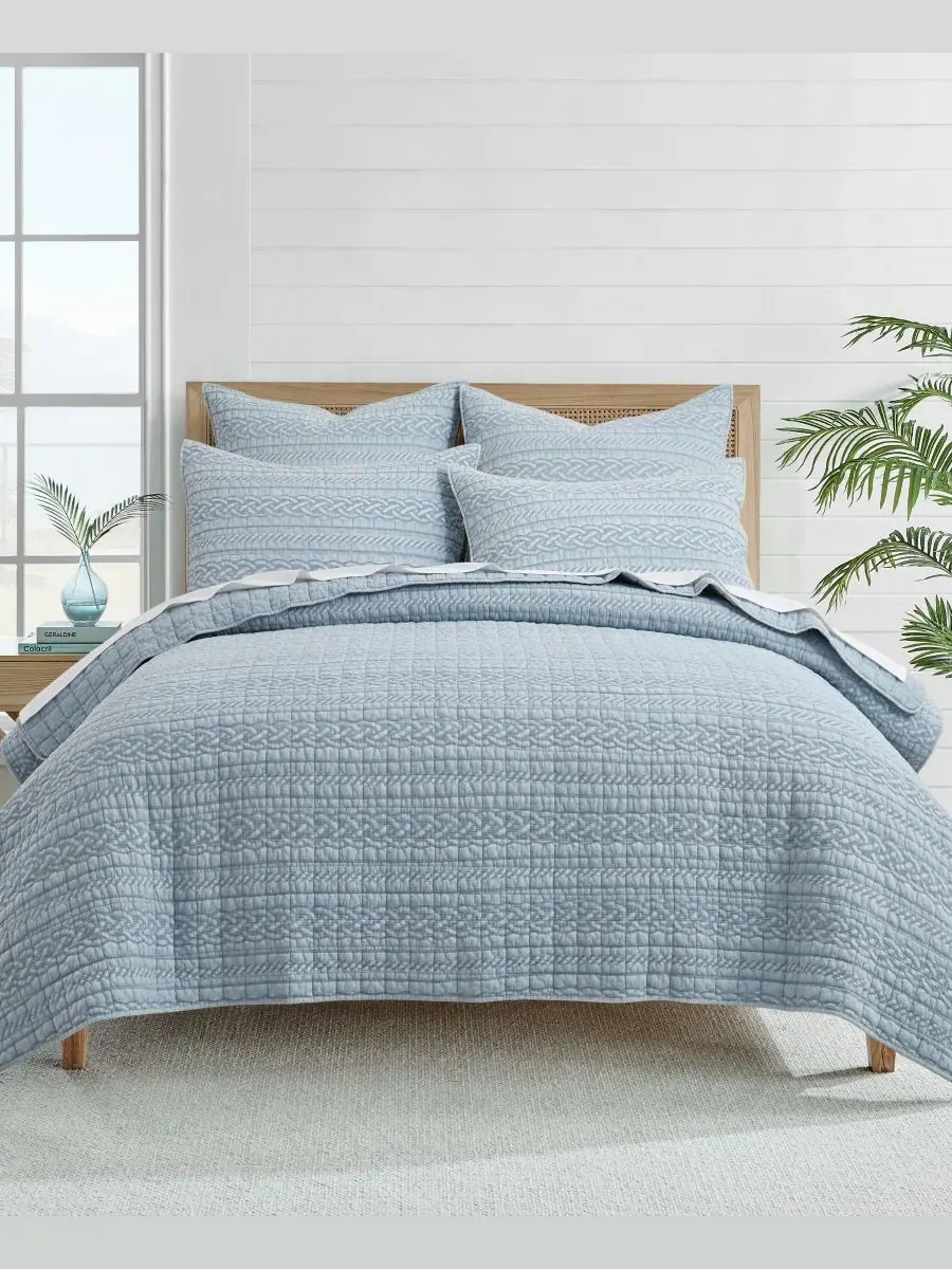Комплект постельного белья Home Trintton Textured из 3 предметов, размер Full/Queen Levtex