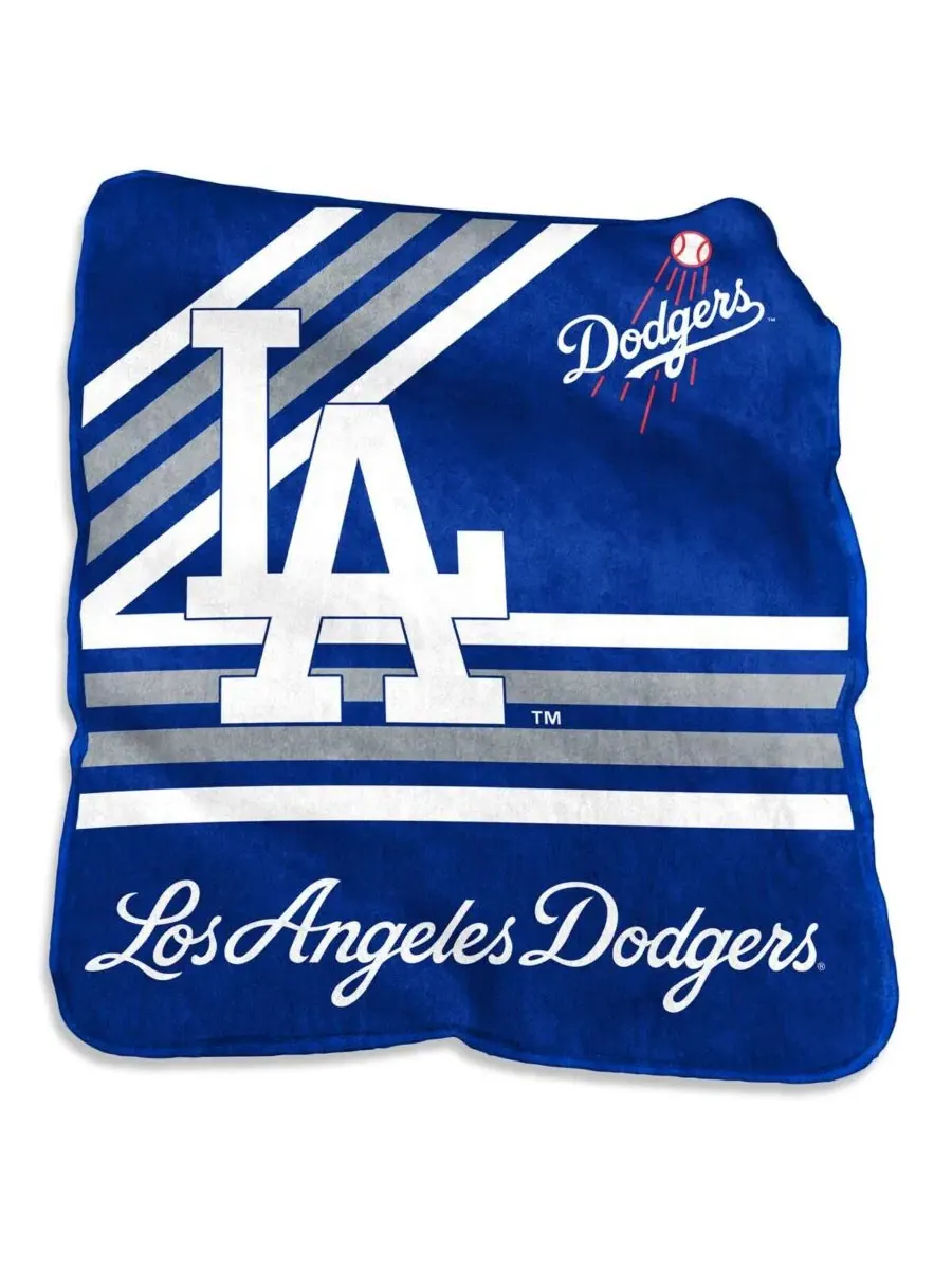 Плед флисовый 127×152 см с принтом Los Angeles Dodgers Logo Brands