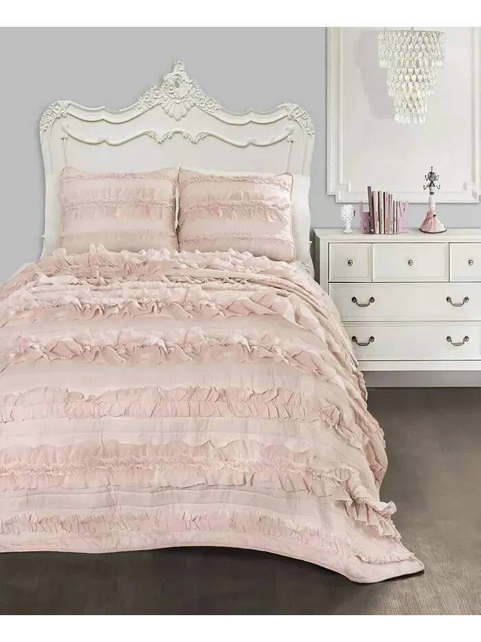 Комплекты одеял Belle с рюшами Lush Décor — изображение 6 из 6