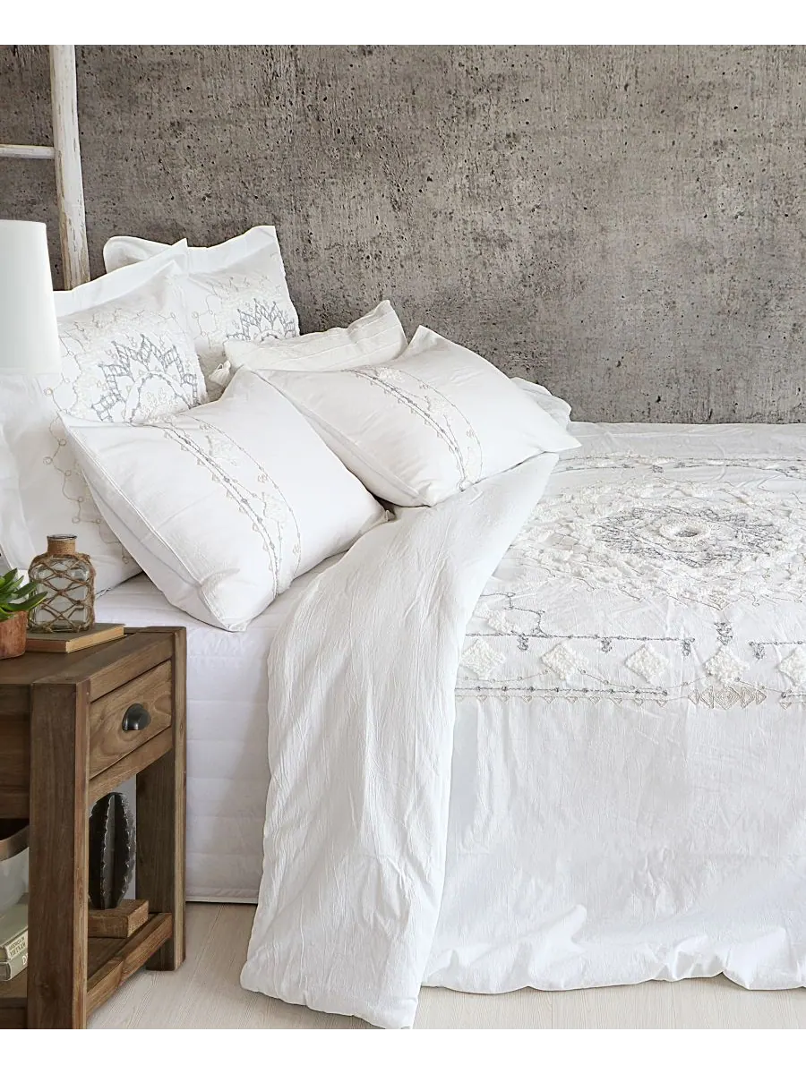 Комплект постельного белья Harleson Medallion, 2 предмета, размер Twin/Twin XL, с вышивкой