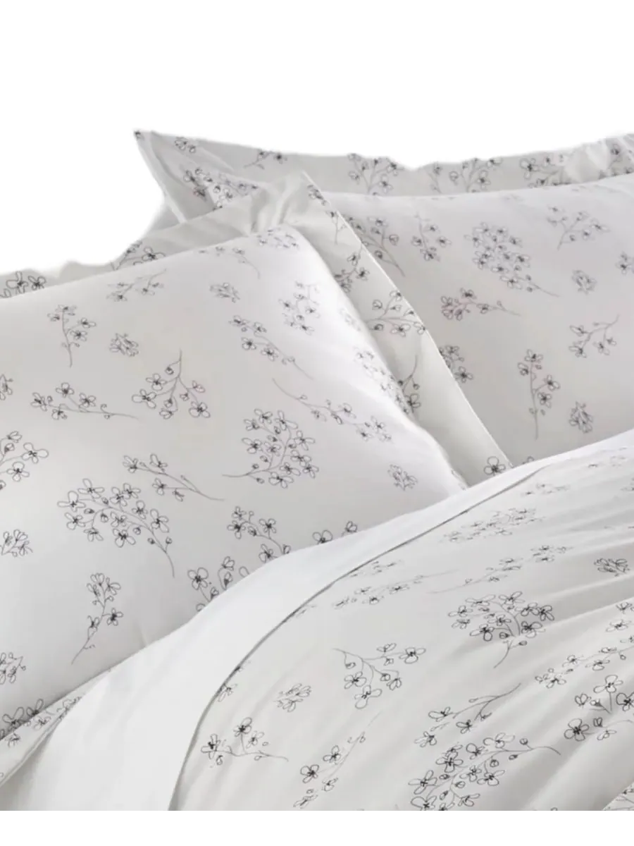 Комплект постельного белья Sweet Floral из 3 предметов, размер Full/Queen Southshore Fine Linens — изображение 3 из 5, серый