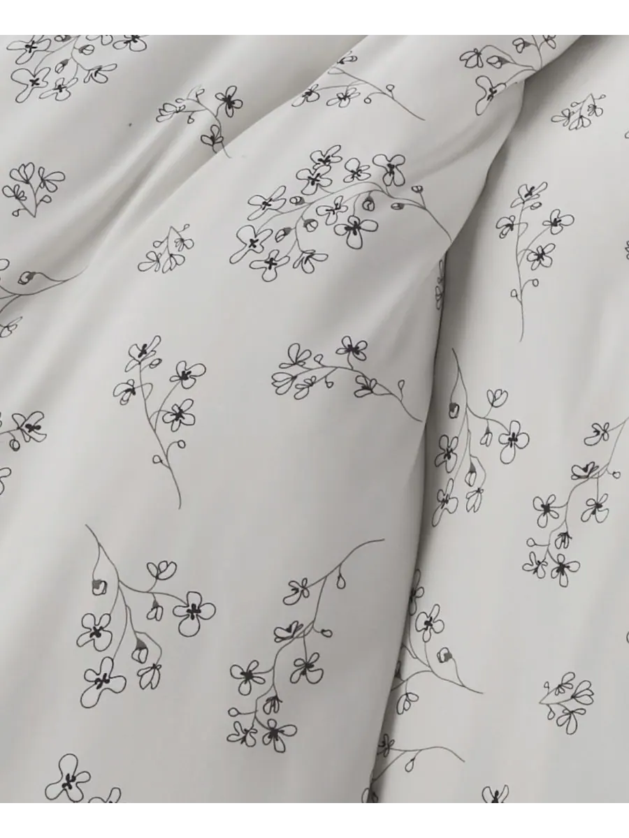 Комплект постельного белья Sweet Floral из 3 предметов, размер Full/Queen Southshore Fine Linens — изображение 4 из 5, серый
