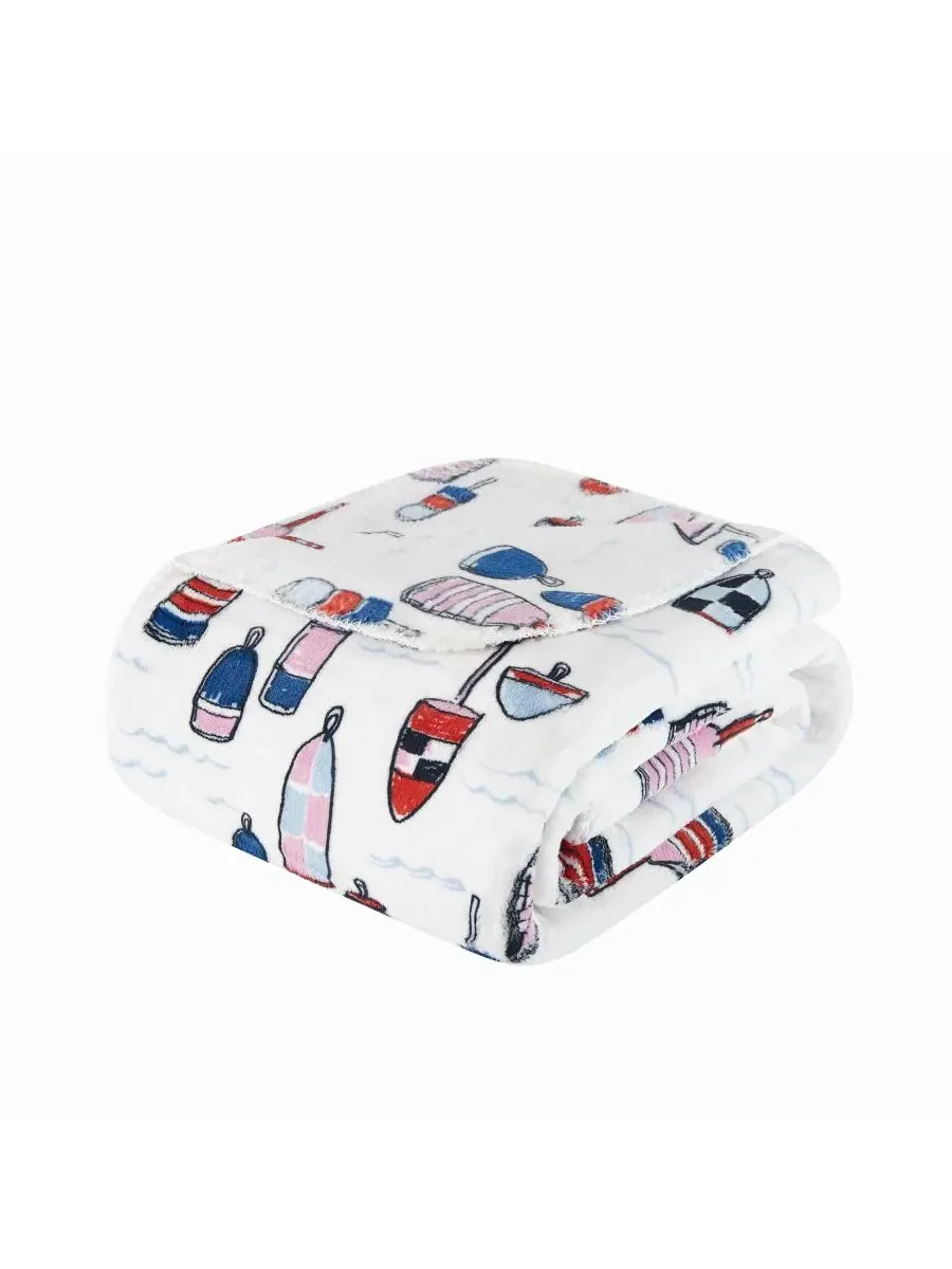 Плед Buoy oh Buoy Whimsical Throw, 127 см x 178 см Scout — мульти