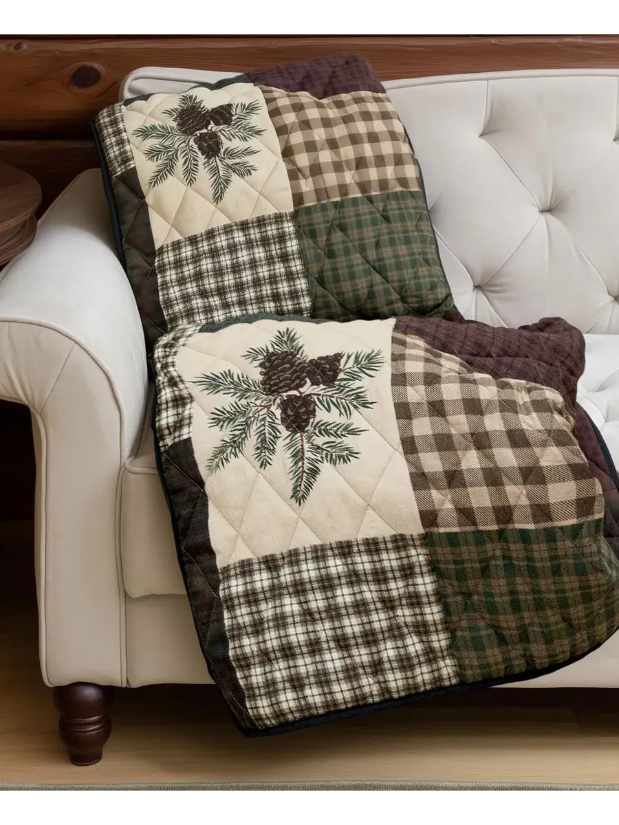 Плед с панелями Pine Panels, 127 x 152 см Your Lifestyle