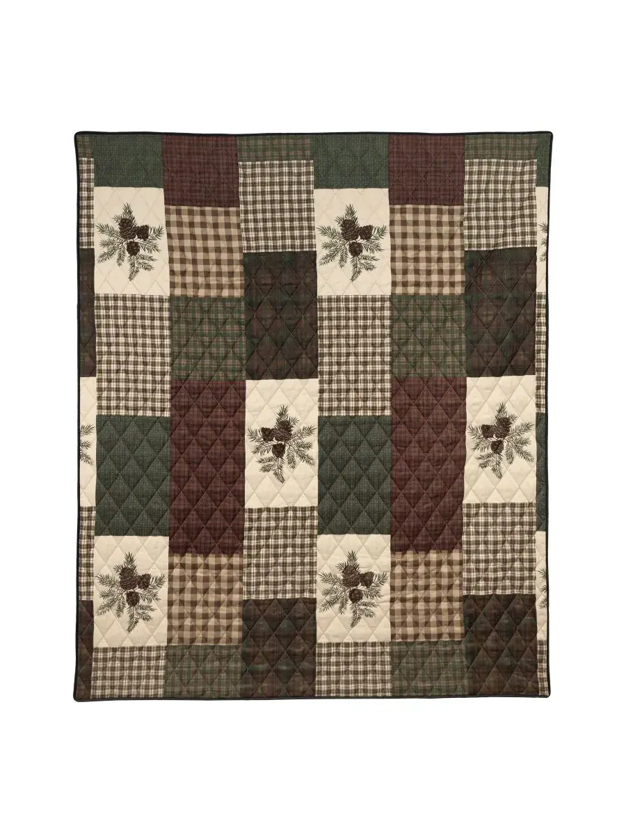 Плед с панелями Pine Panels, 127 x 152 см Your Lifestyle — изображение 4 из 4, коричневый