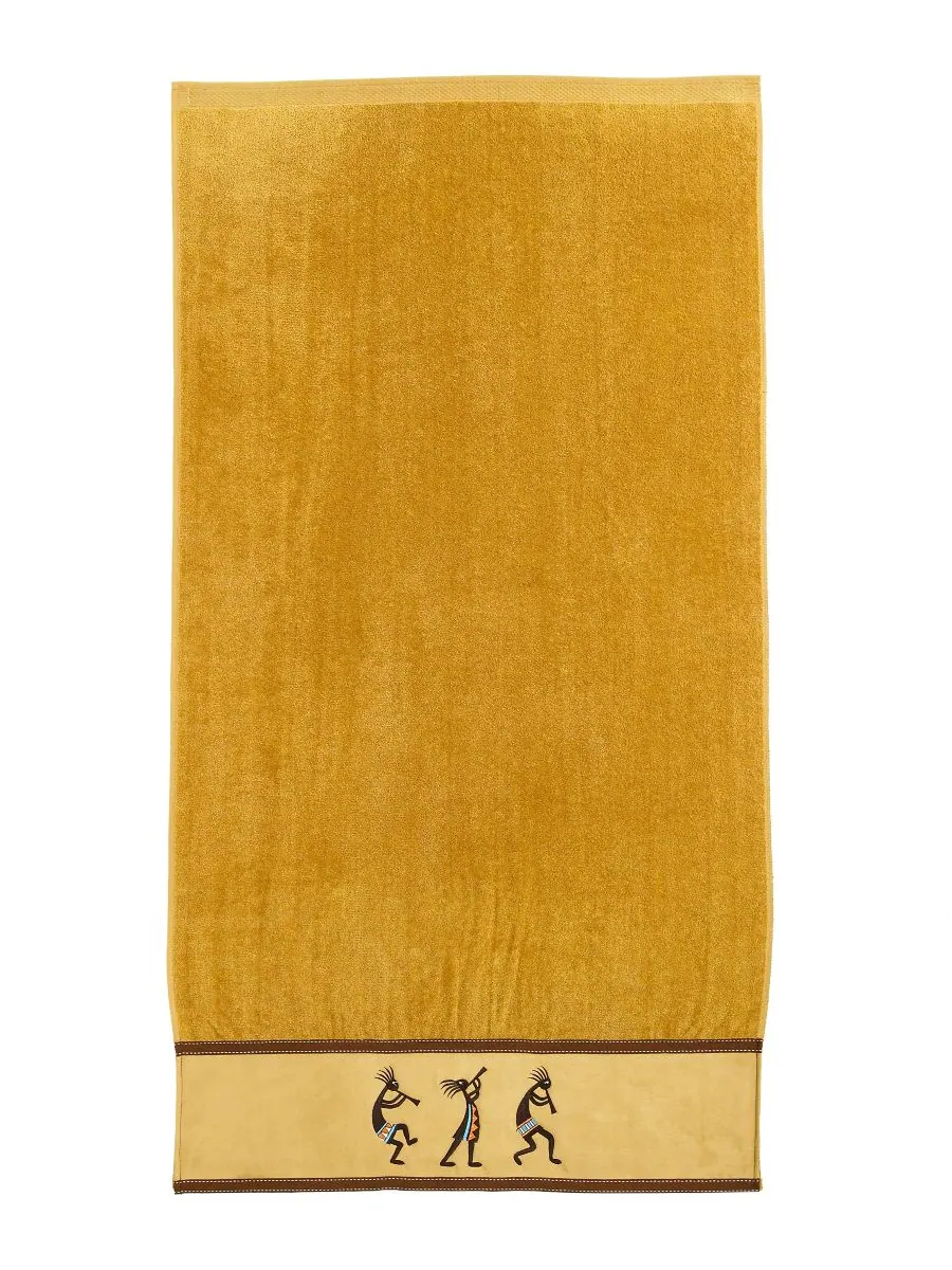 Банное полотенце Kokopelli из хлопка с седельной строчкой, 69 см x 127 см Avanti