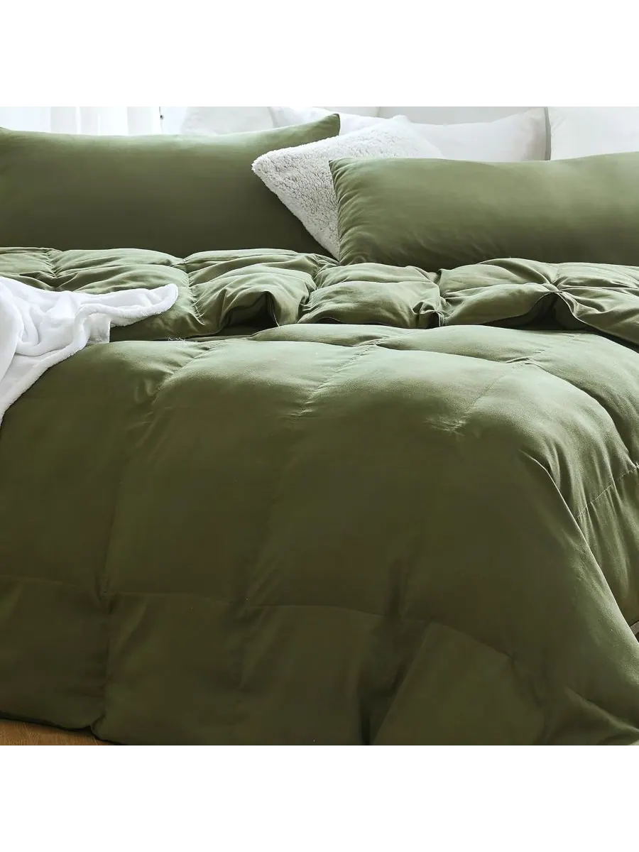Комплект постельного белья Snorze Cloud Comforter Set - Cypress, Twin XL Coma Inducer — изображение 2 из 2, кипарис