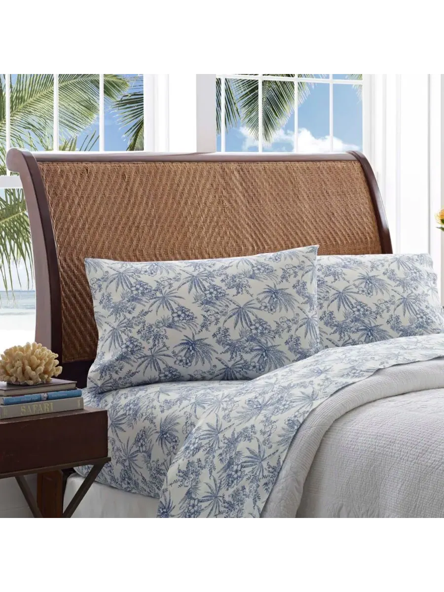 Комплект постельного белья Tommy Bahama Pen and Ink Palm, 4 предмета, размер King Tommy Bahama Home — изображение 2 из 3
