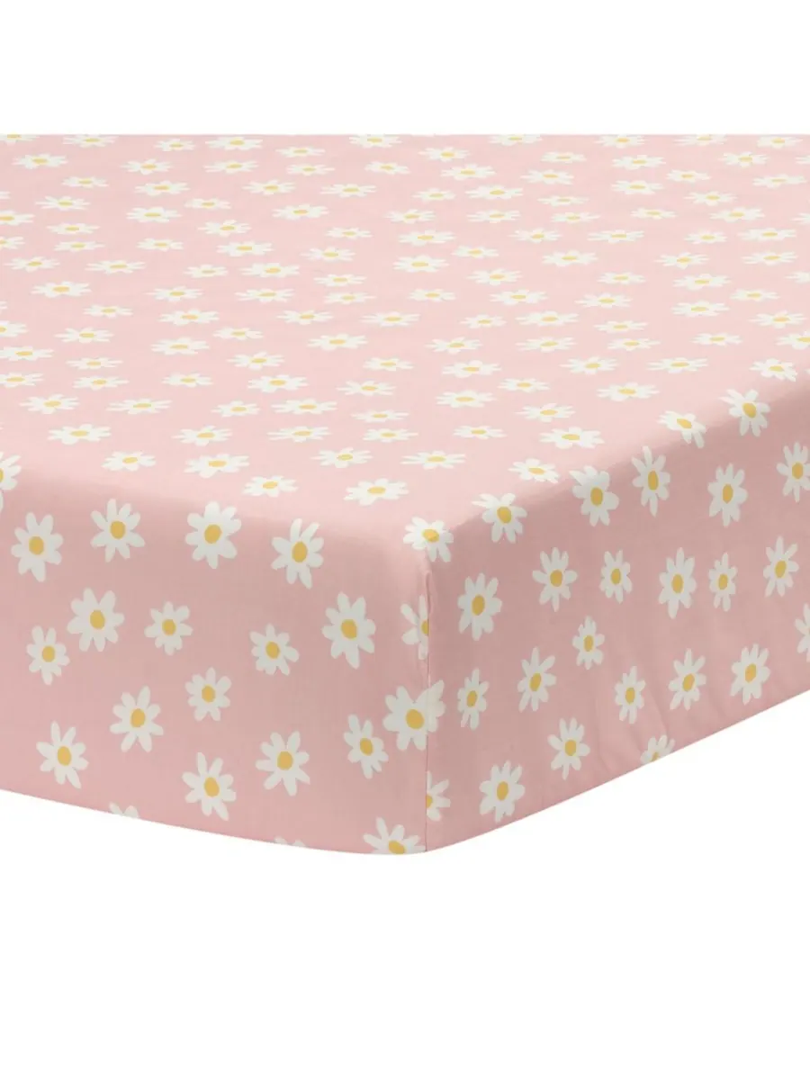 Комплект постельного белья для детской кроватки Daisy Dreams из 3 предметов — изображение 3 из 10, розовый