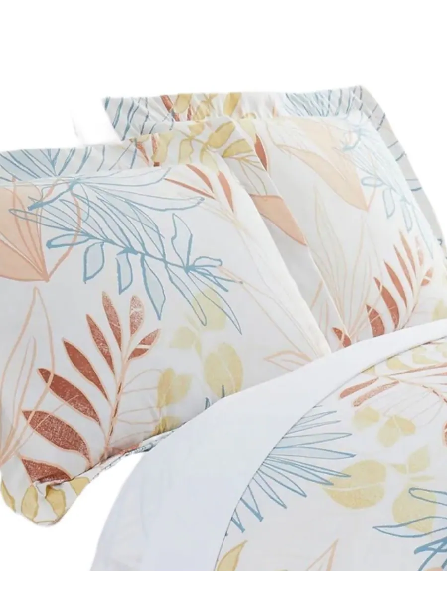 Комплект постельного белья tropic leaf из 3 предметов, размер full/queen Southshore Fine Linens — изображение 3 из 5, мульти
