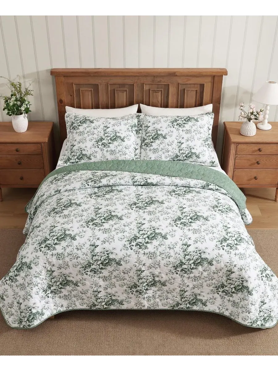 Двусторонний комплект постельного белья Toile Delight, 2 предмета, размер Twin Laura Ashley — изображение 3 из 8
