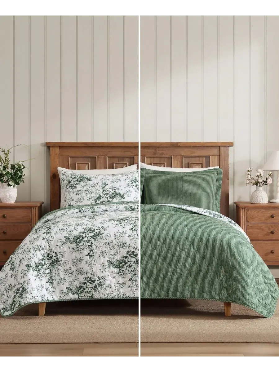 Двусторонний комплект постельного белья Toile Delight, 2 предмета, размер Twin Laura Ashley — изображение 4 из 8