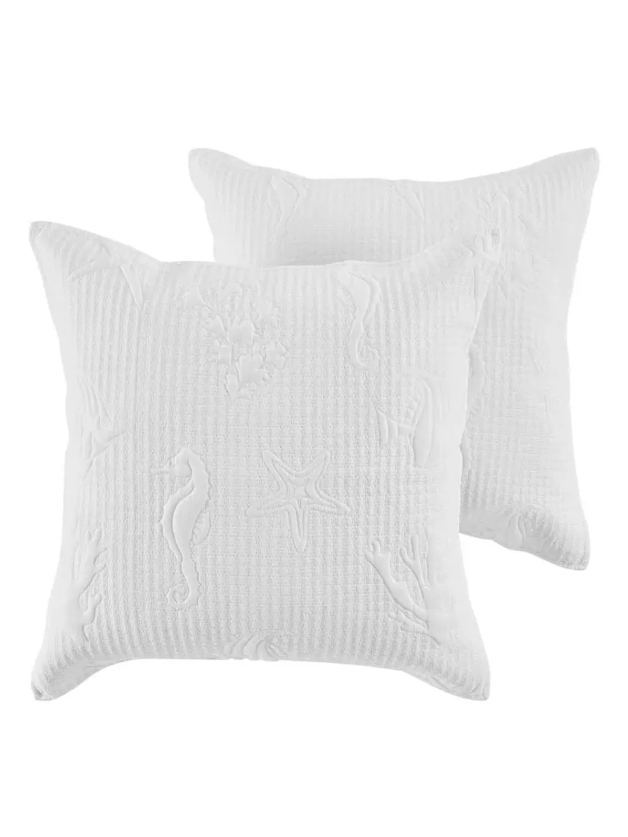 Наволочка Cross Stitch Sea Euro Sham Levtex Home