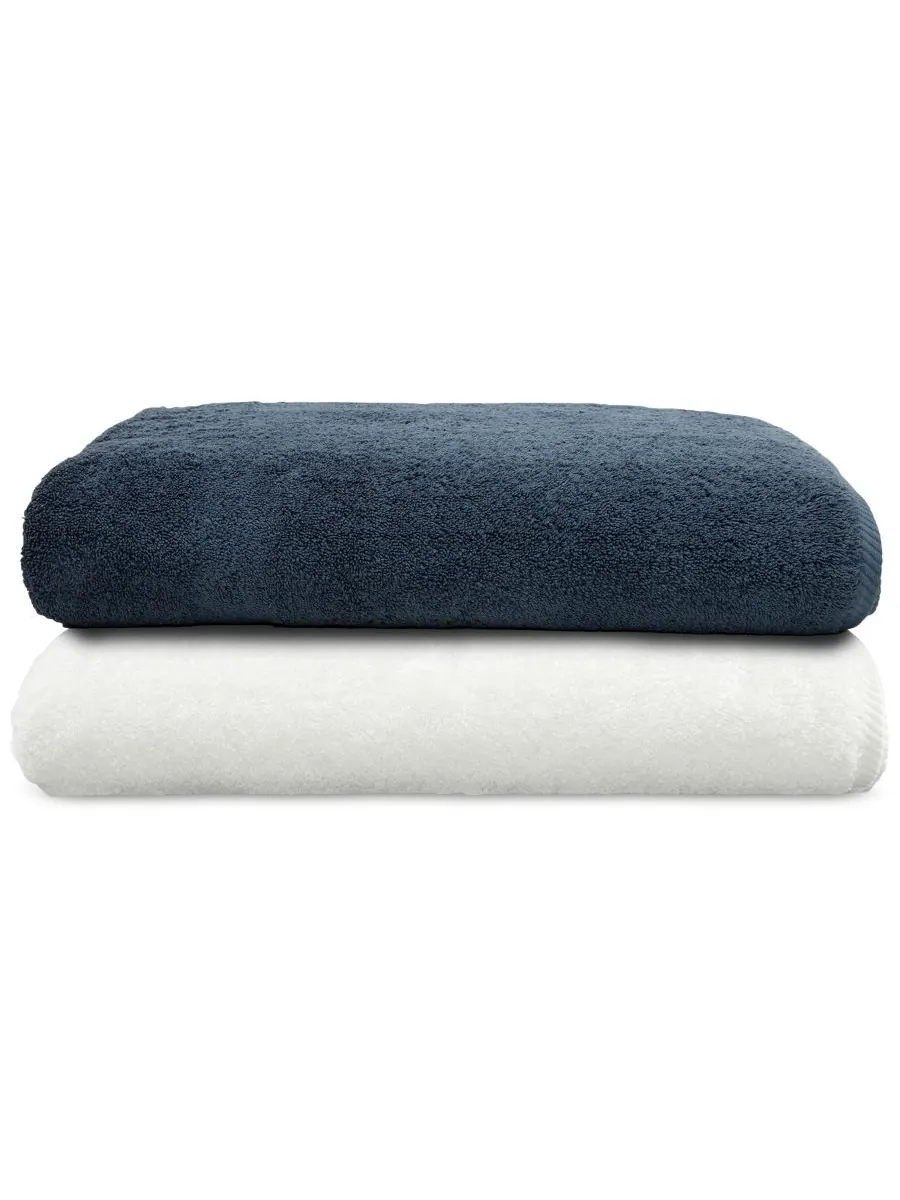 Мягкое банное полотенце Soft Twist Linum Home — изображение 2 из 2, темно-синий
